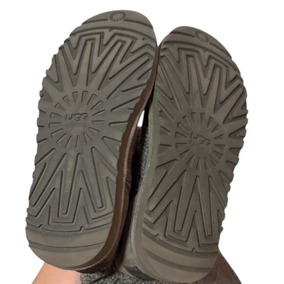 UGG Classic Cardy Sweater Knit Boots Grey SZ 6 - Picture 5 of 9